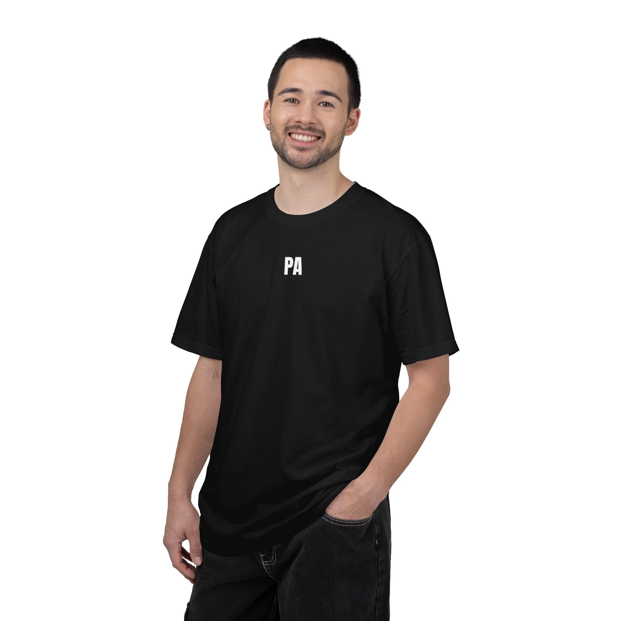 Production Assistant T-Shirt — 'PRODUCTION ASSISTANT' Front Print with Small 'PA' Back