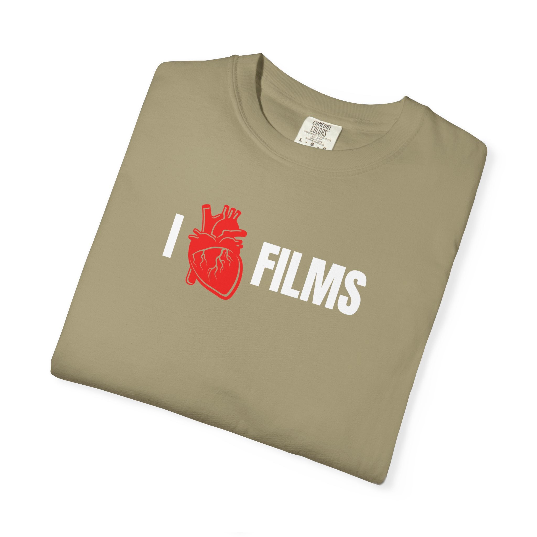 I  Heart Films T-Shirt — Heart Icon Movie Lover Tee