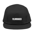 Filmmaker Embroidered 5-Panel Cap — Minimalist Crew Hat for Directors & Creators