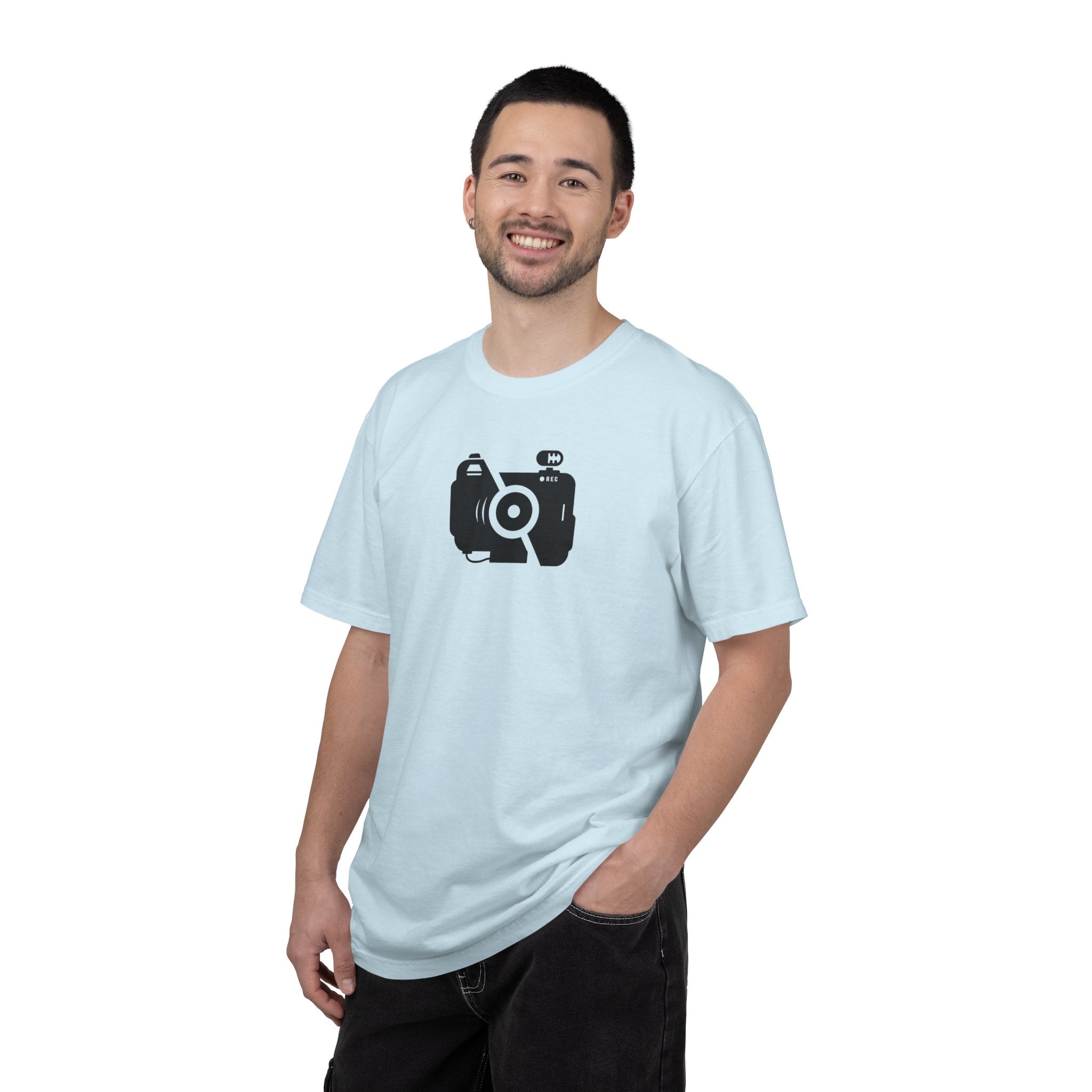 Camera Icon T-Shirt — Minimal Photographer Tee