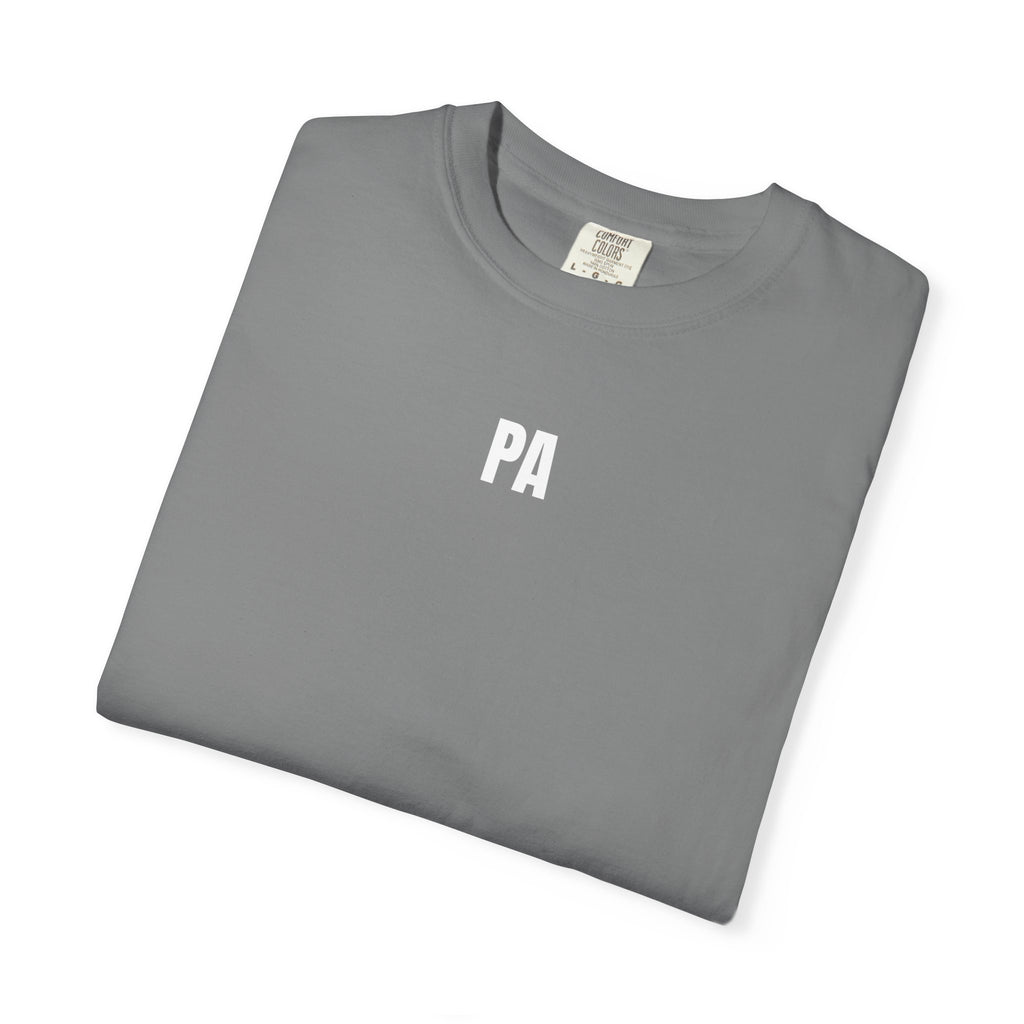 Production Assistant T-Shirt — 'PRODUCTION ASSISTANT' Front Print with Small 'PA' Back