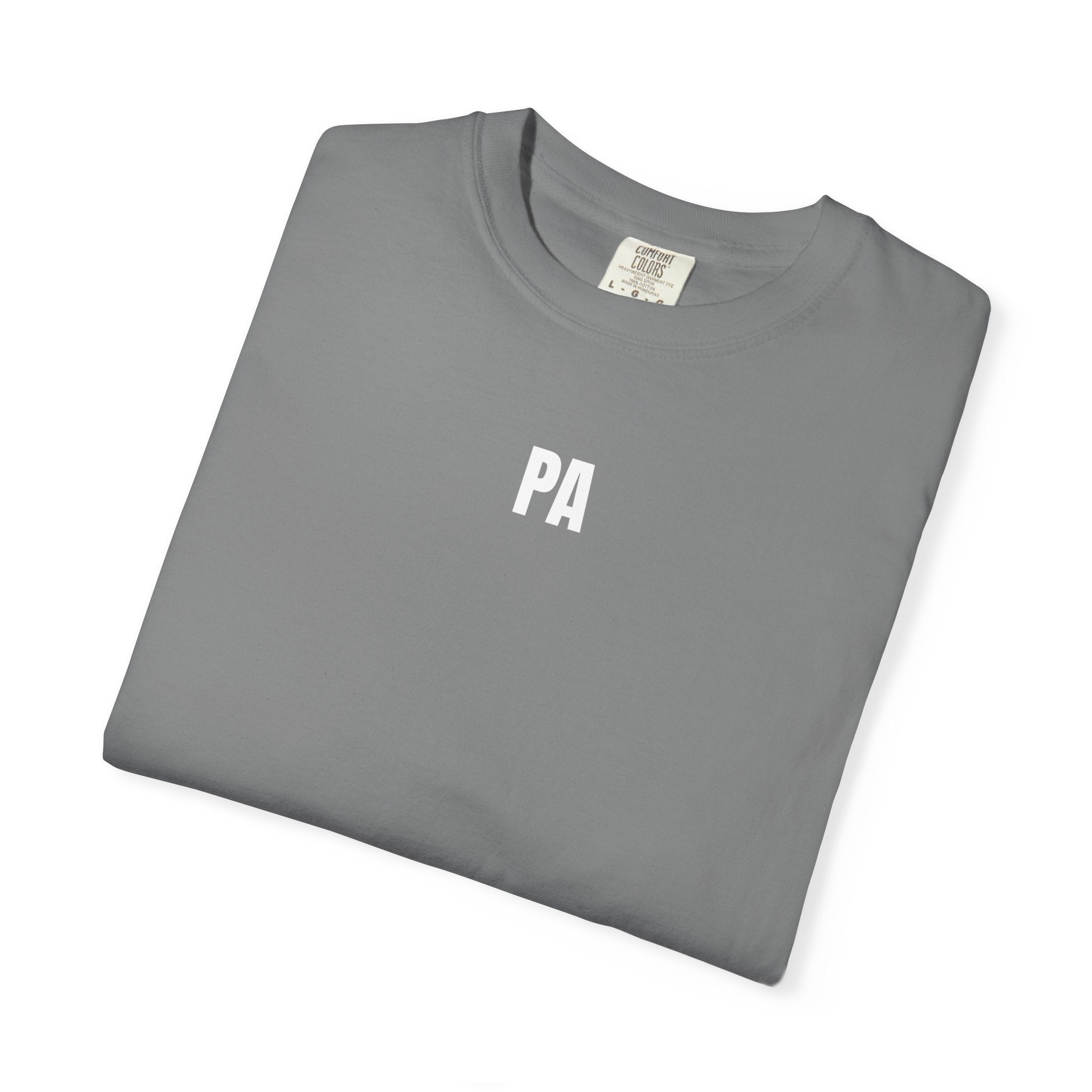 Production Assistant T-Shirt — 'PRODUCTION ASSISTANT' Front Print with Small 'PA' Back