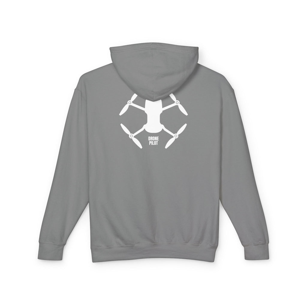 Drone Pilot Hoodie — Minimal Drone Graphic Hooded Sweatshirt