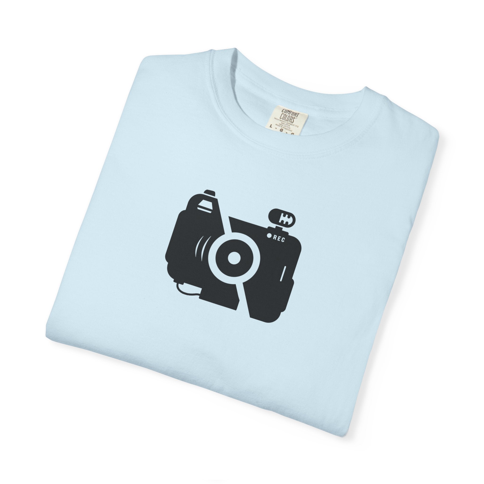 Camera Icon T-Shirt — Minimal Photographer Tee