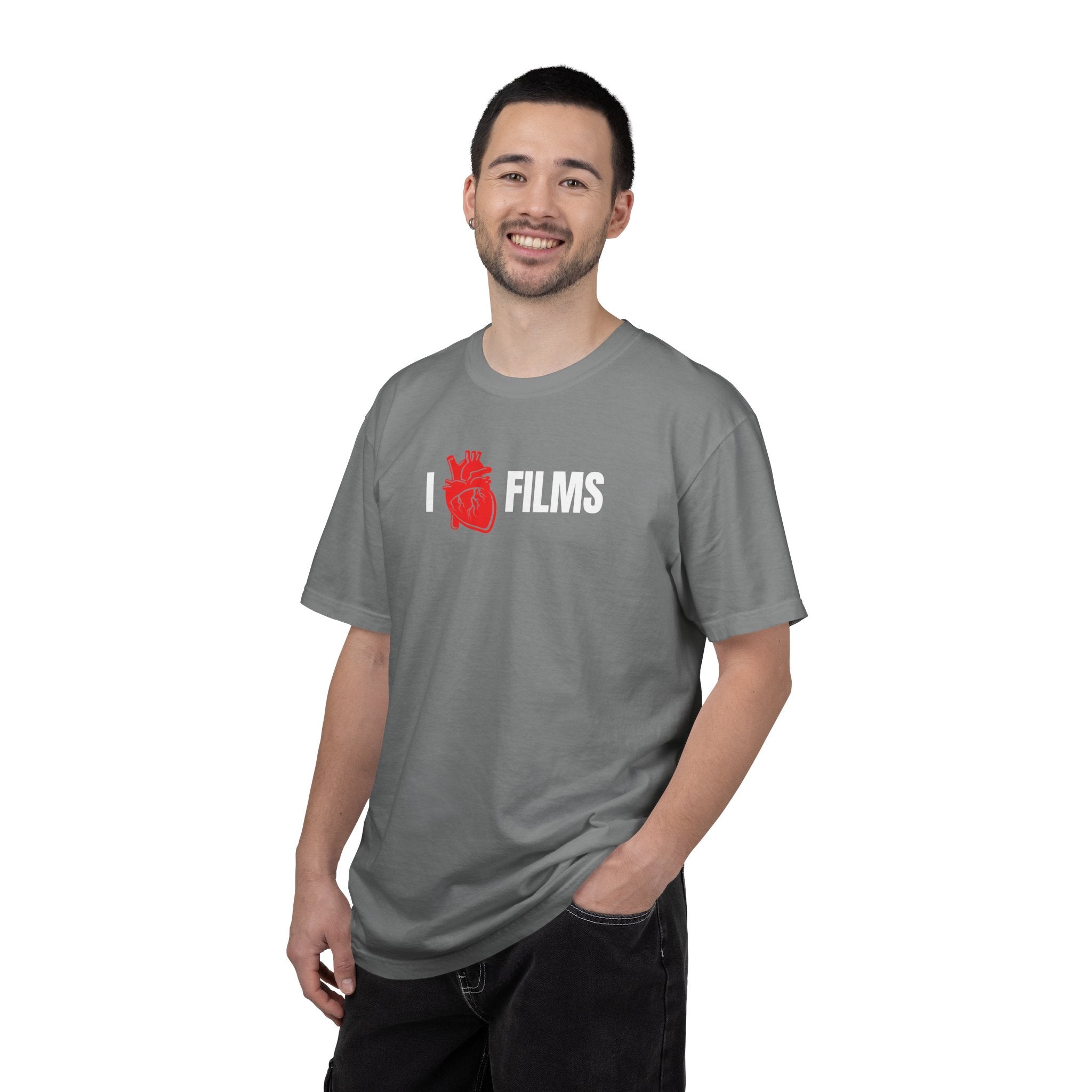 I  Heart Films T-Shirt — Heart Icon Movie Lover Tee