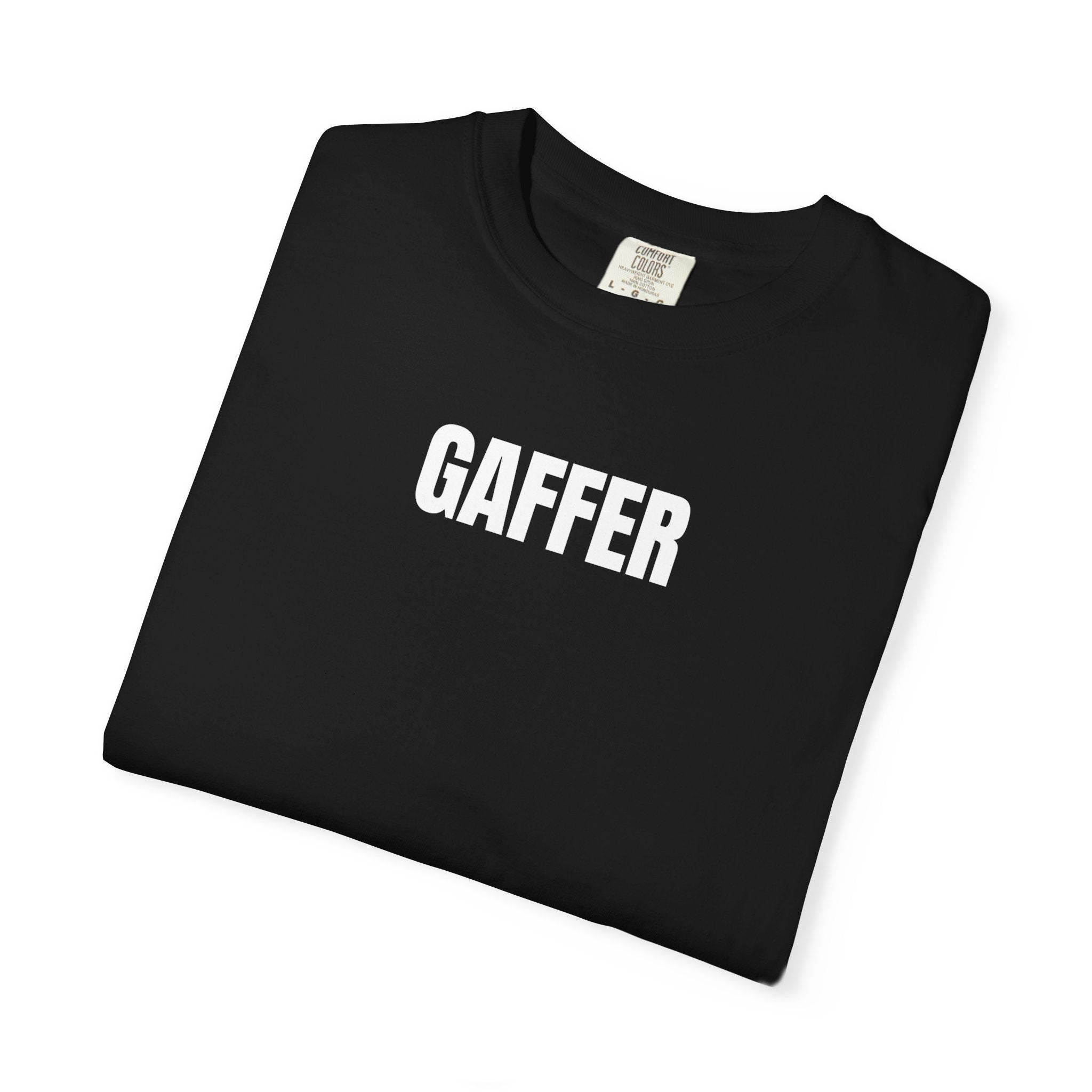 Gaffer T-Shirt — Crew Gaffer Work Tee (Garment-Dyed)
