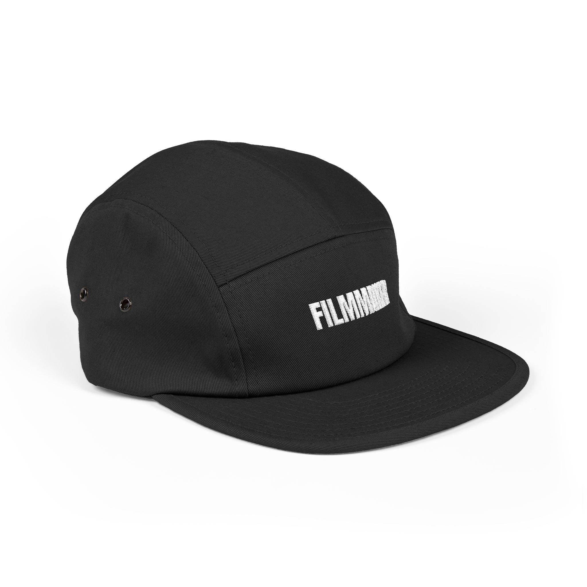 Filmmaker Embroidered 5-Panel Cap — Minimalist Crew Hat for Directors & Creators
