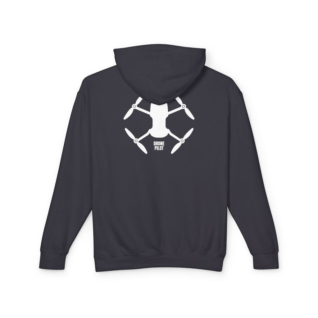Drone Pilot Hoodie — Minimal Drone Graphic Hooded Sweatshirt