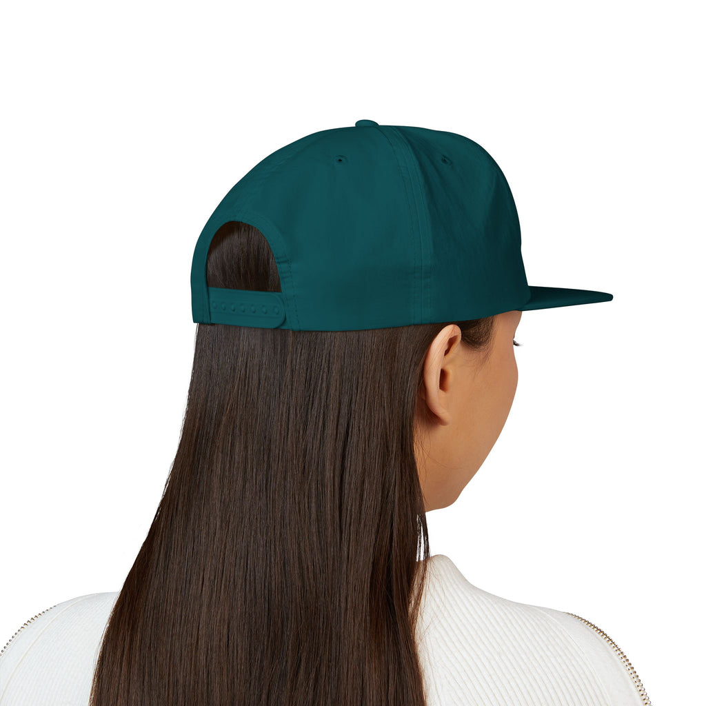 Filmmaker Surf Cap — Minimal White Snapback Hat for Film Creators