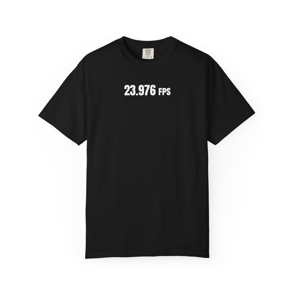 T-Shirt — "23.976 FPS" Minimalist Film/Nerd Tee