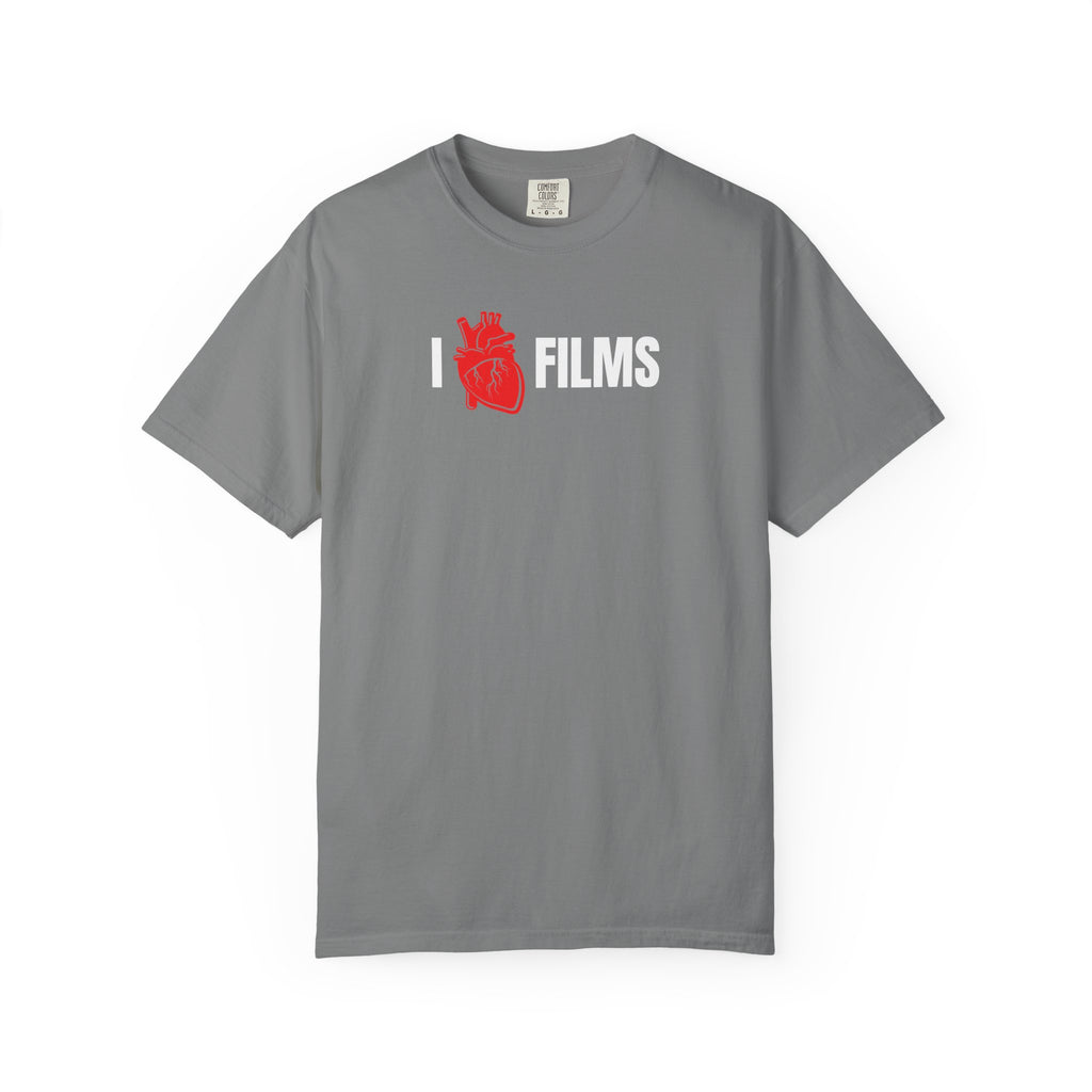 I  Heart Films T-Shirt — Heart Icon Movie Lover Tee