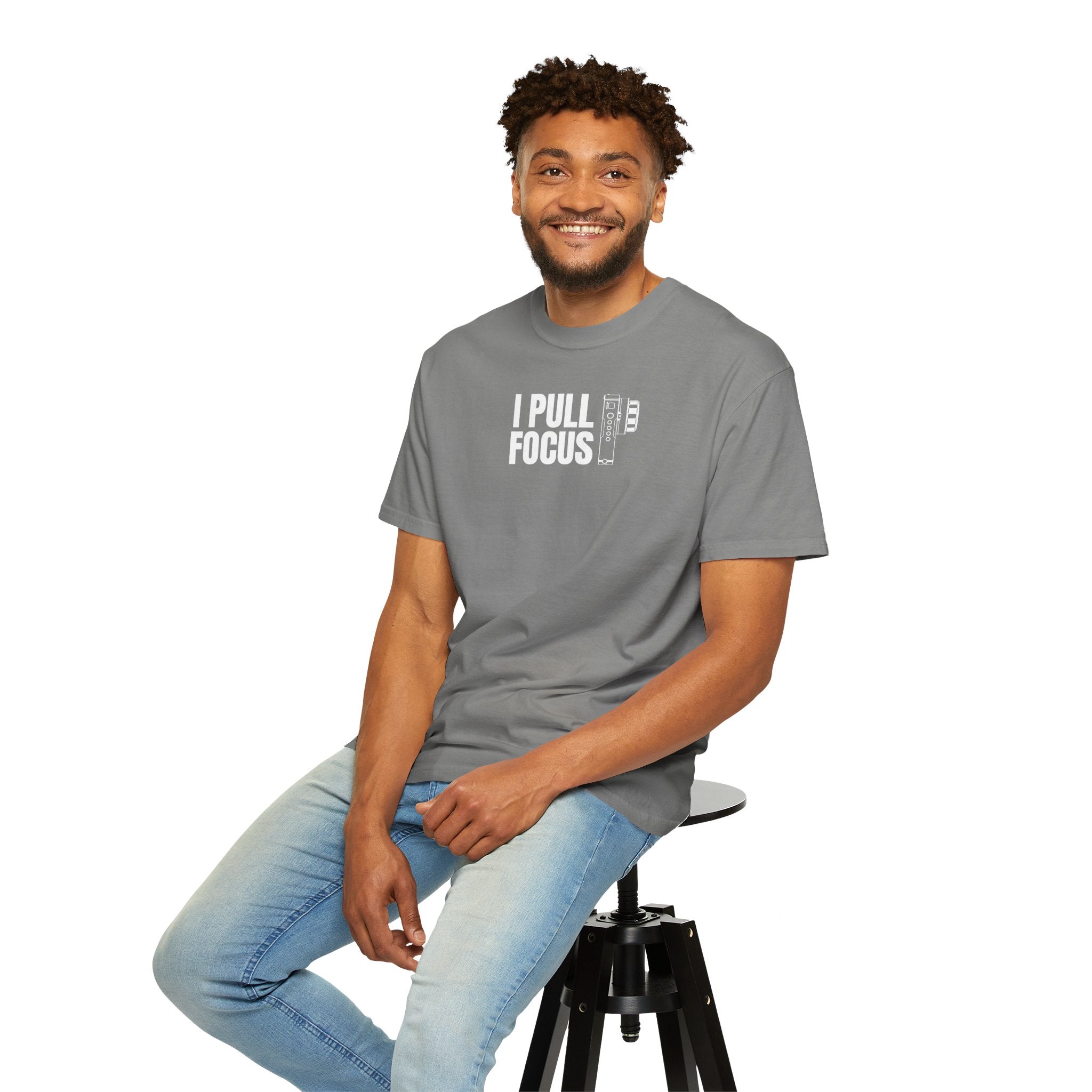I Pull Focus T-Shirt — Cinematographer Camera Slate Tee