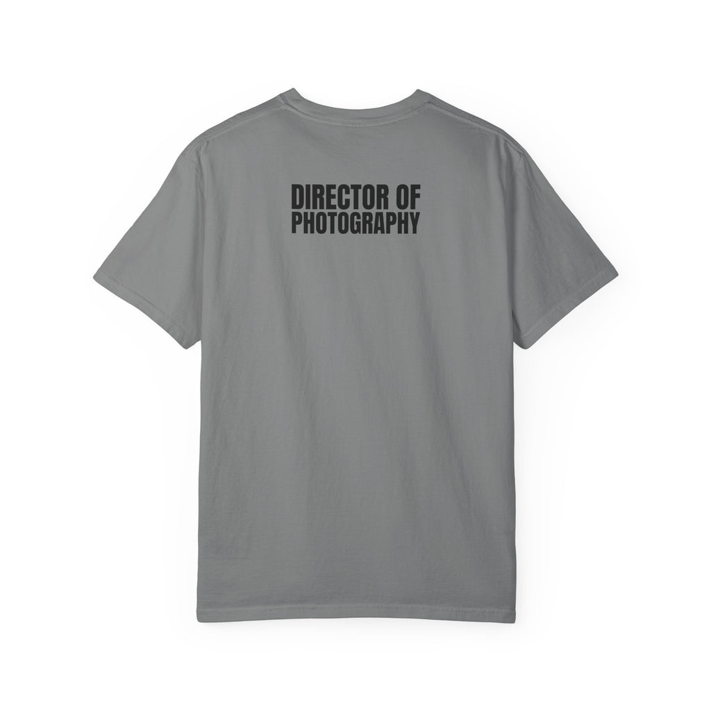 Director of Photography T-Shirt — Graphic Crew Tee for Filmmakers & Photographers