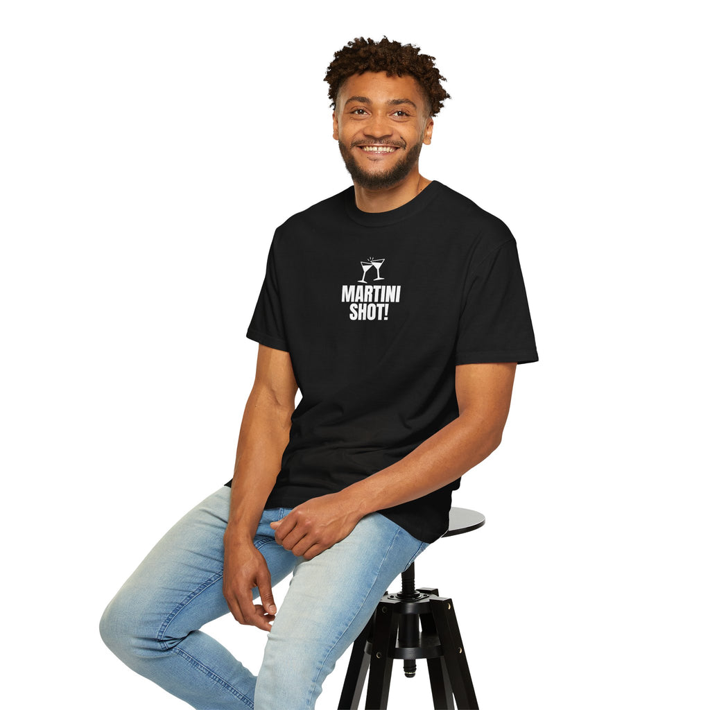 Martini Shot T-Shirt — Graphic Cocktail Tee