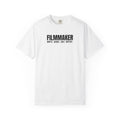 Filmmaker T-Shirt — "Filmmaker: Write. Shoot. Edit. Repeat." Crew Tee for Directors & Video Creators