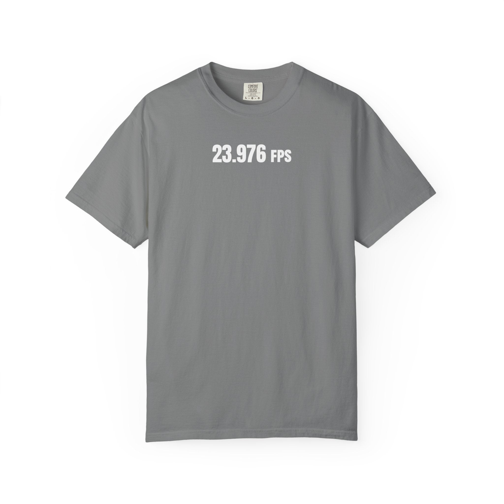 T-Shirt — "23.976 FPS" Minimalist Film/Nerd Tee