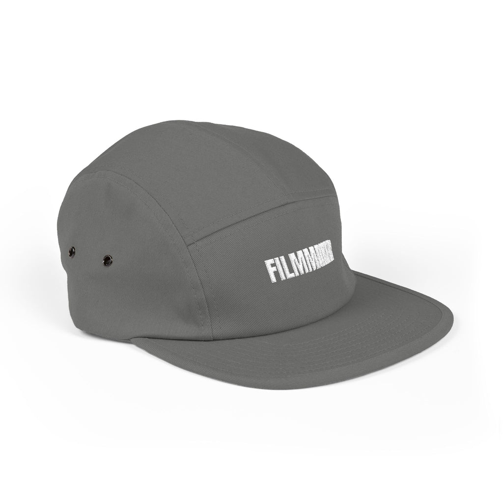 Filmmaker Embroidered 5-Panel Cap — Minimalist Crew Hat for Directors & Creators