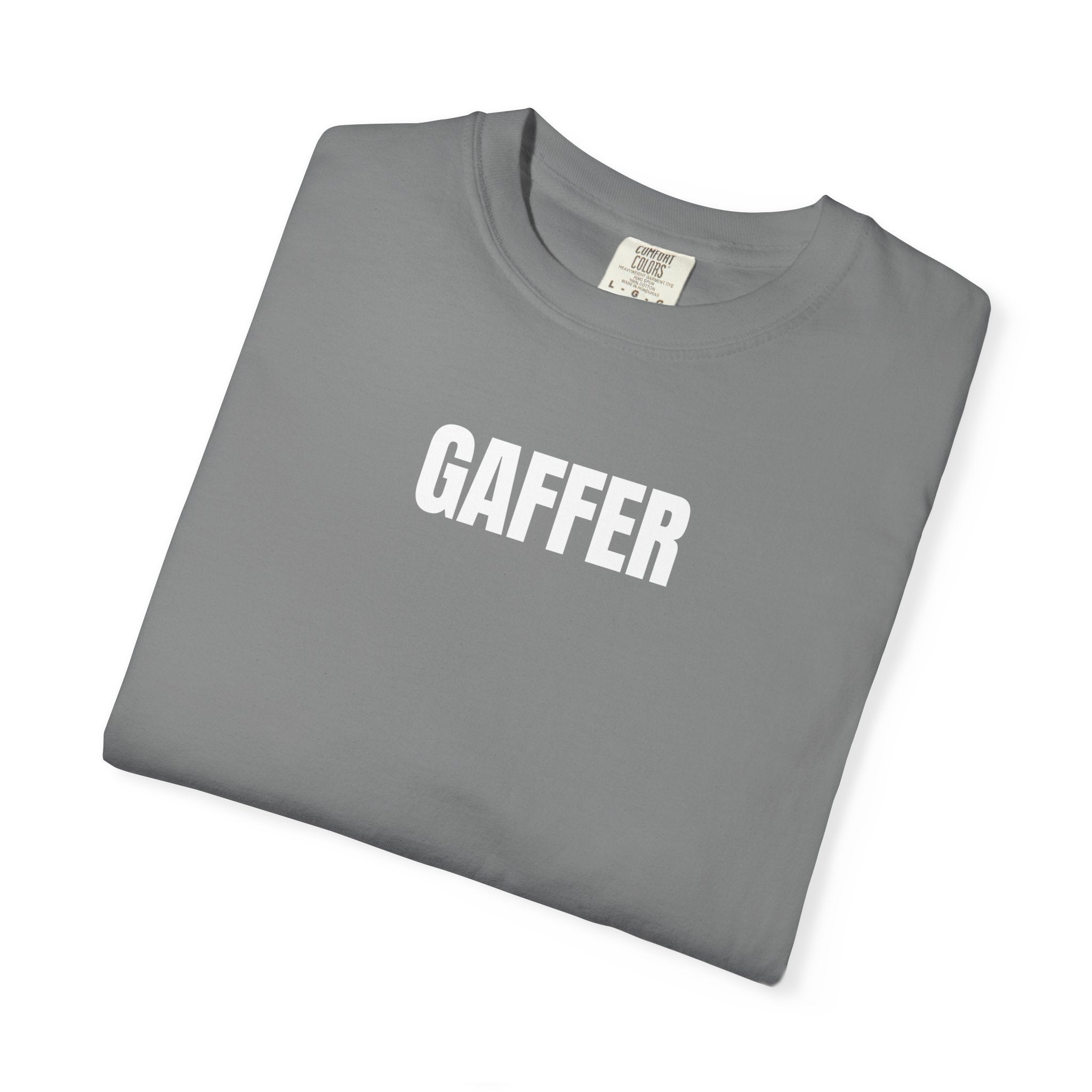 Gaffer T-Shirt — Crew Gaffer Work Tee (Garment-Dyed)