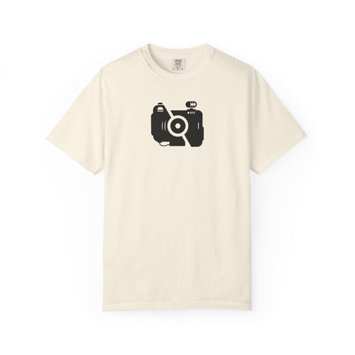 Camera Icon T-Shirt — Minimal Photographer Tee