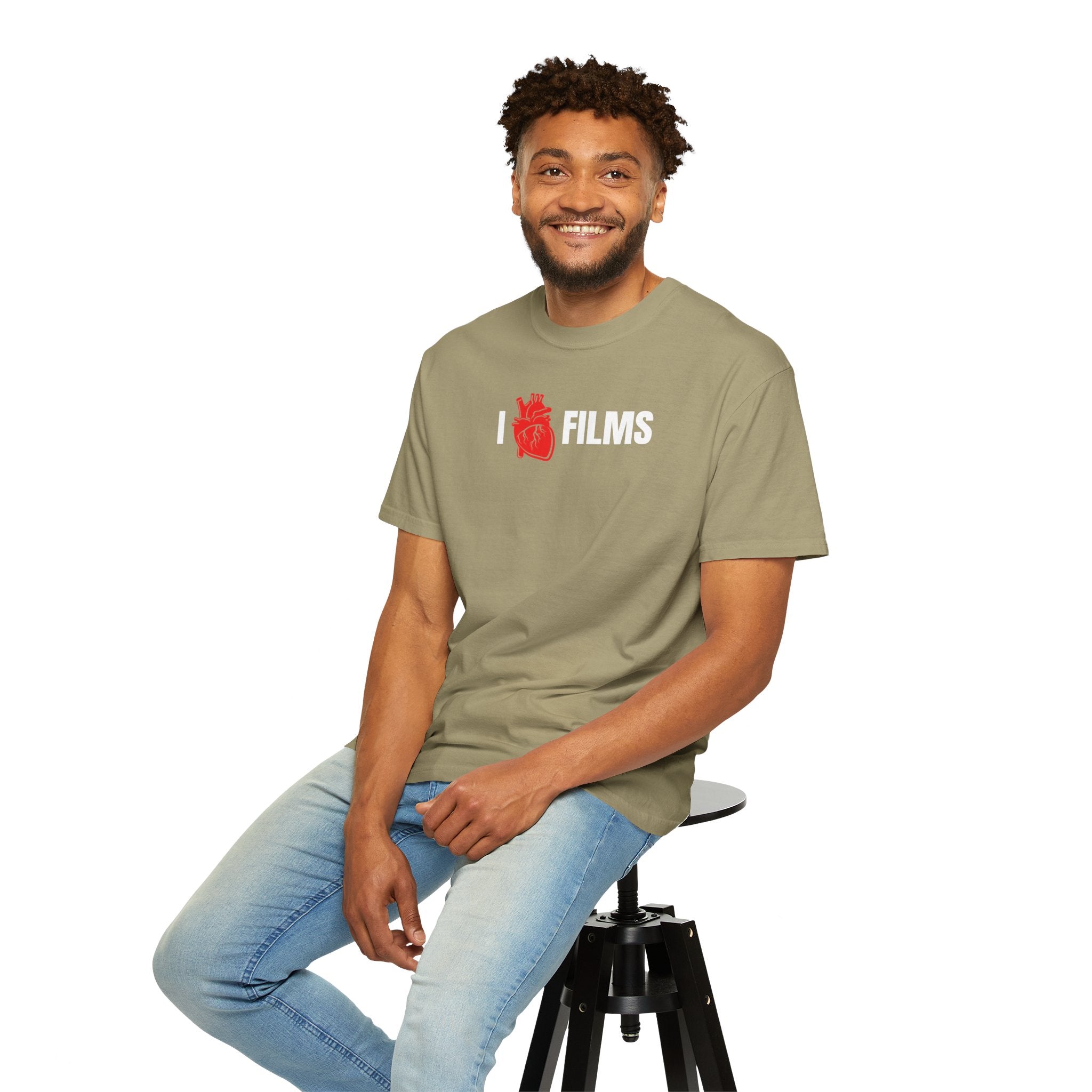 I  Heart Films T-Shirt — Heart Icon Movie Lover Tee