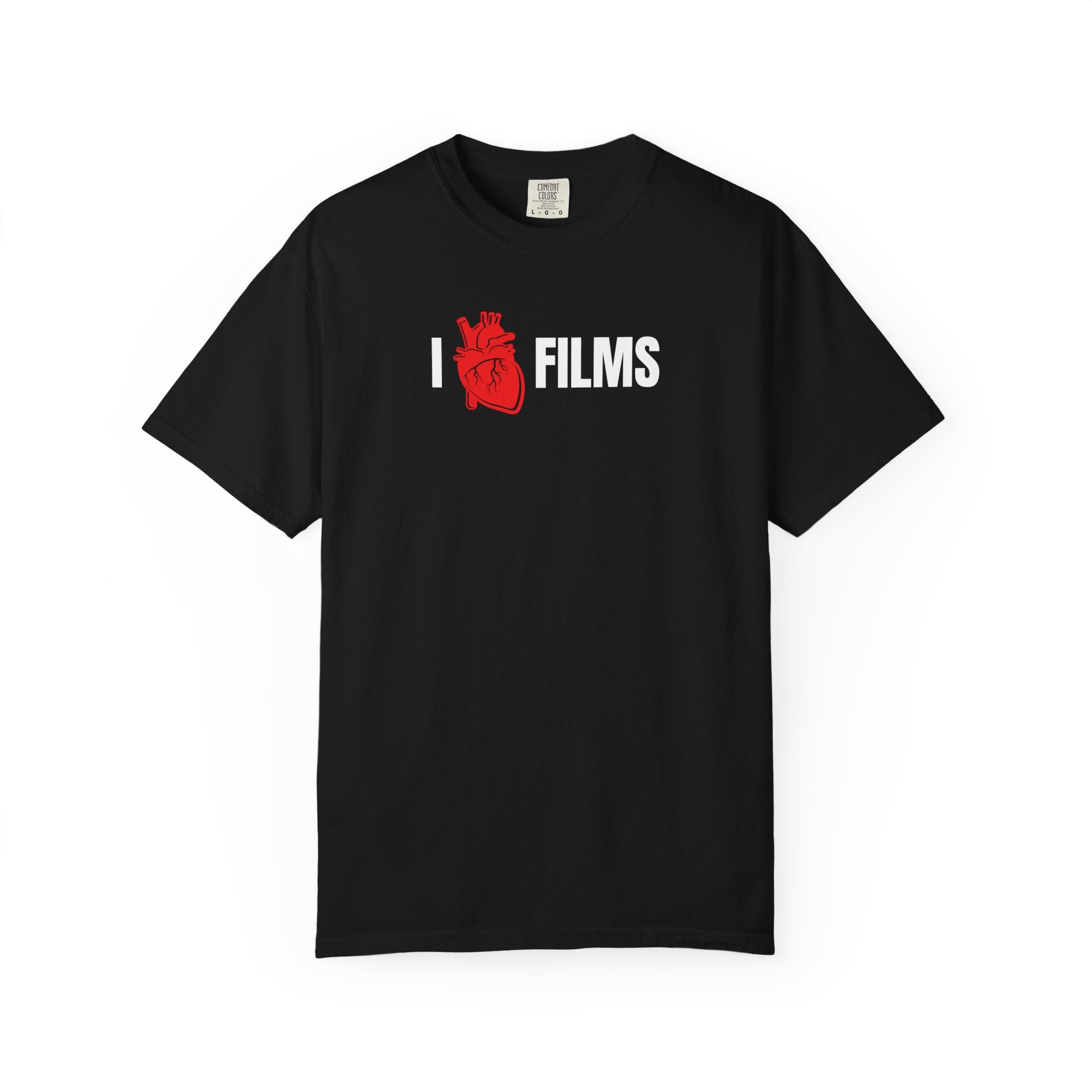 I  Heart Films T-Shirt — Heart Icon Movie Lover Tee