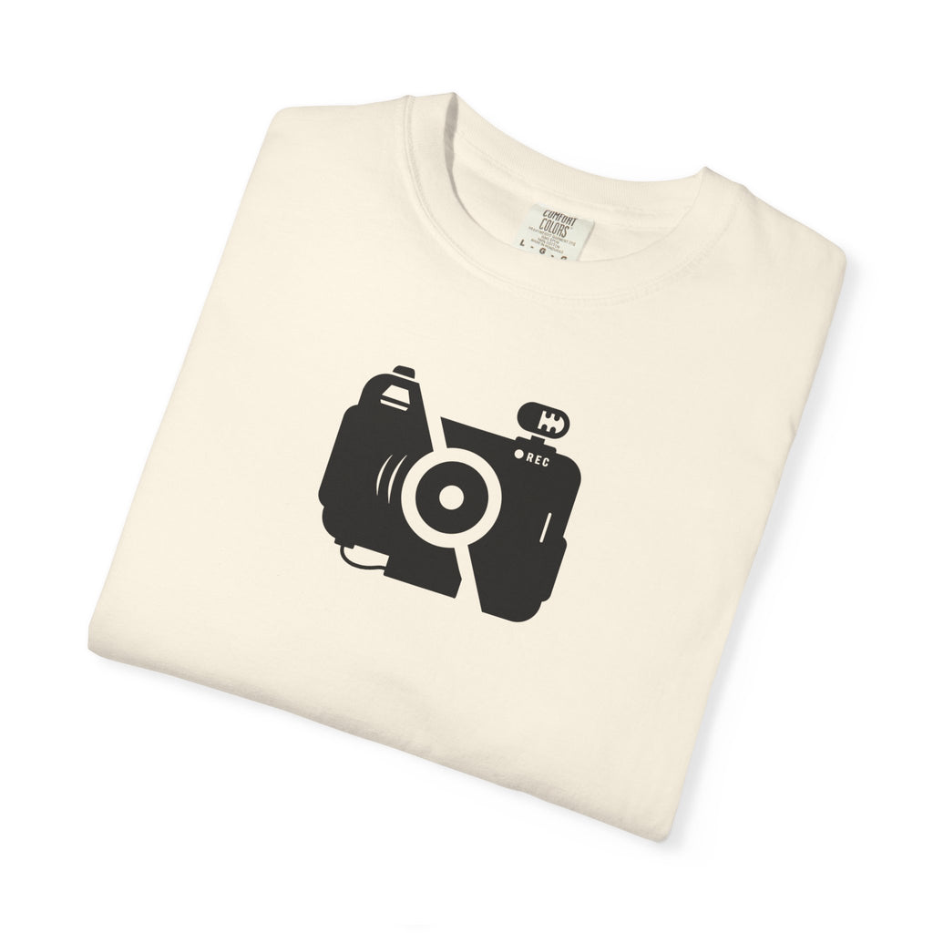 Camera Icon T-Shirt — Minimal Photographer Tee