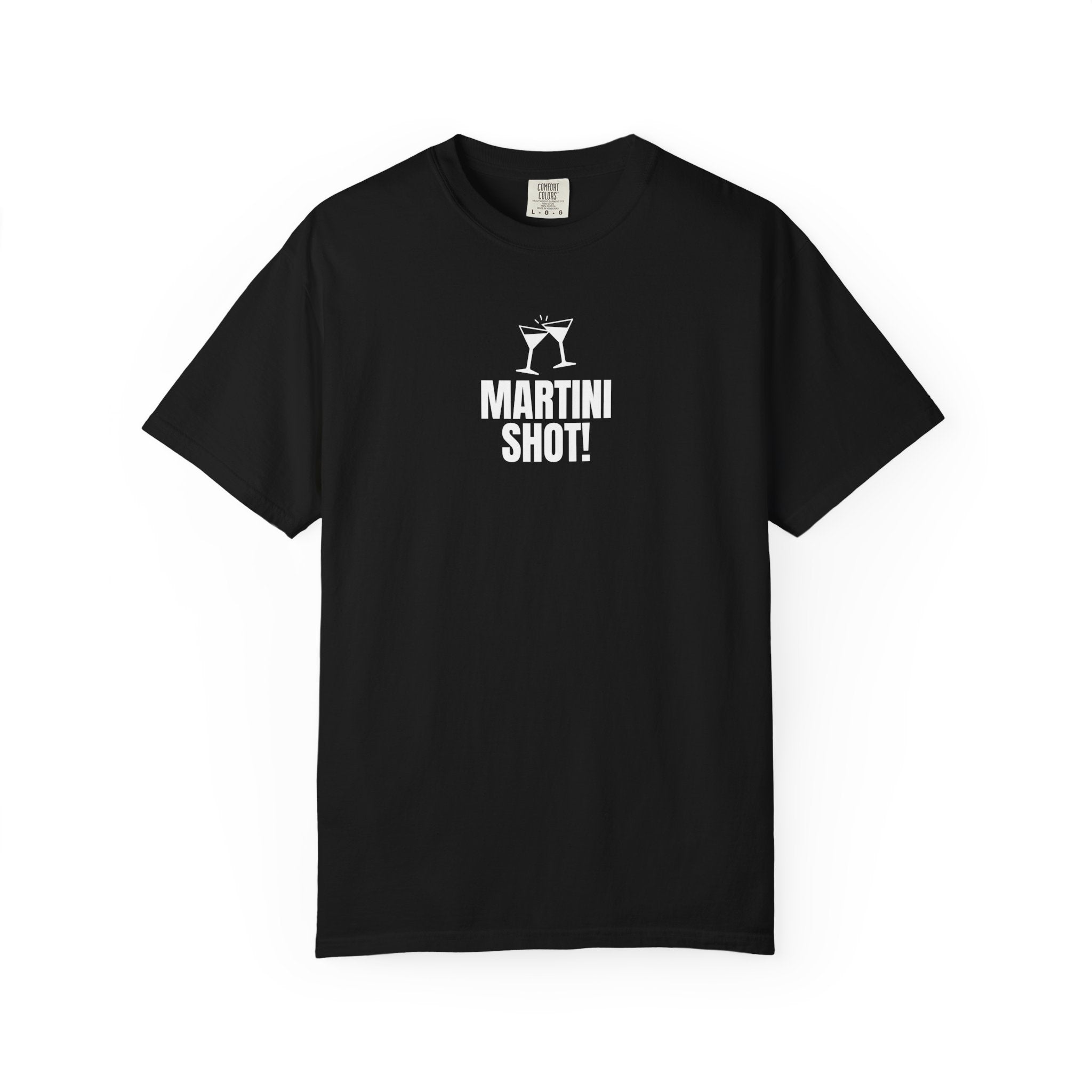 Martini Shot T-Shirt — Graphic Cocktail Tee
