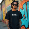 T-Shirt — "23.976 FPS" Minimalist Film/Nerd Tee