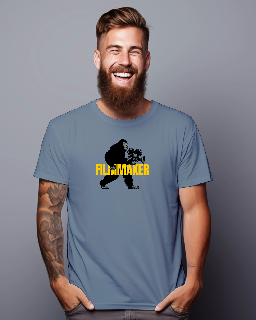 Squatch Filmmaker - Vintage Camera T-Shirt