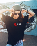 I  Heart Films T-Shirt — Heart Icon Movie Lover Tee