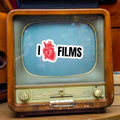 I Heart Films Vinyl Sticker — Kiss-Cut Red Anatomical Heart Decal for Laptops, Cameras & Water Bottles