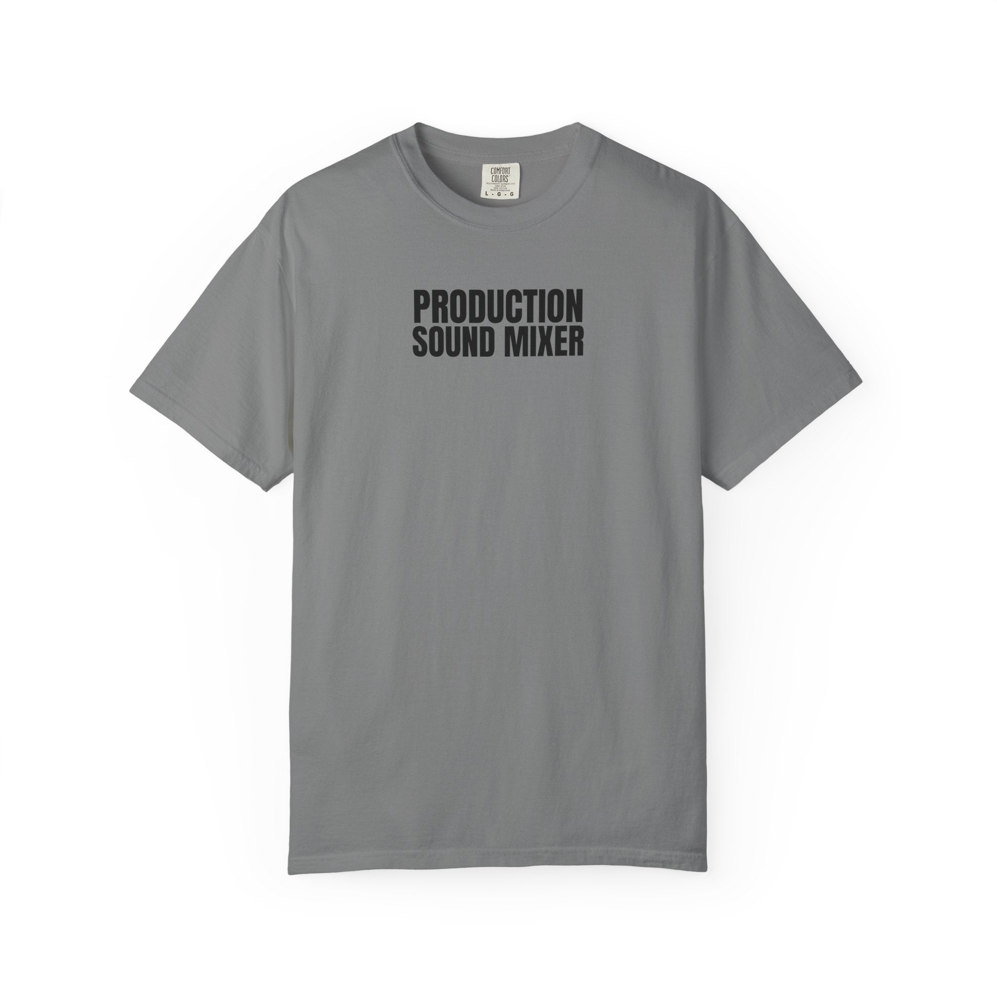 Production Sound Mixer T-Shirt — Crew Tee for Audio Engineers