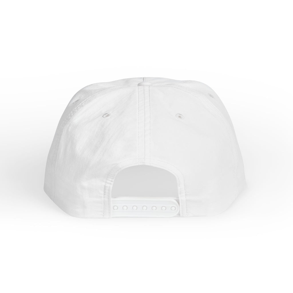 Filmmaker Surf Cap — Minimal White Snapback Hat for Film Creators