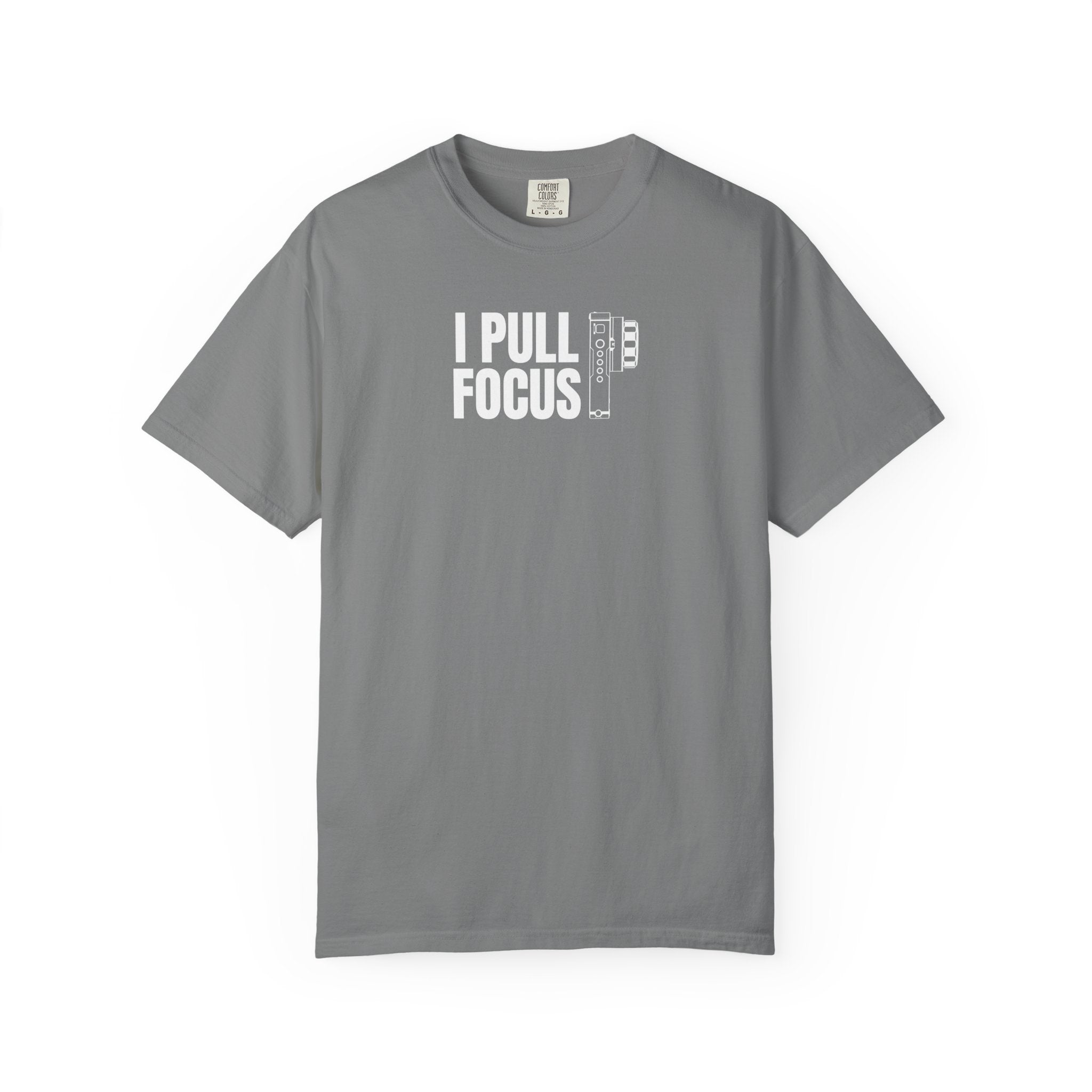 I Pull Focus T-Shirt — Cinematographer Camera Slate Tee
