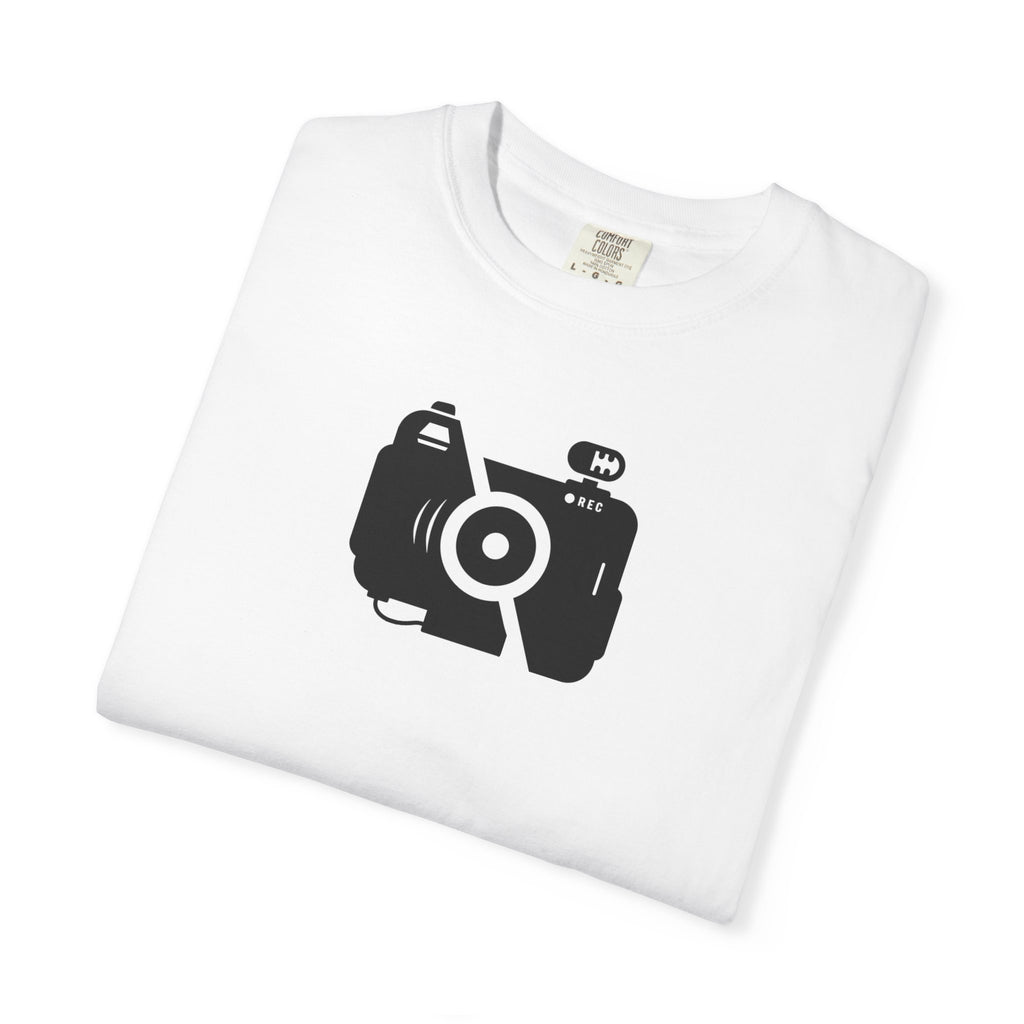 Camera Icon T-Shirt — Minimal Photographer Tee