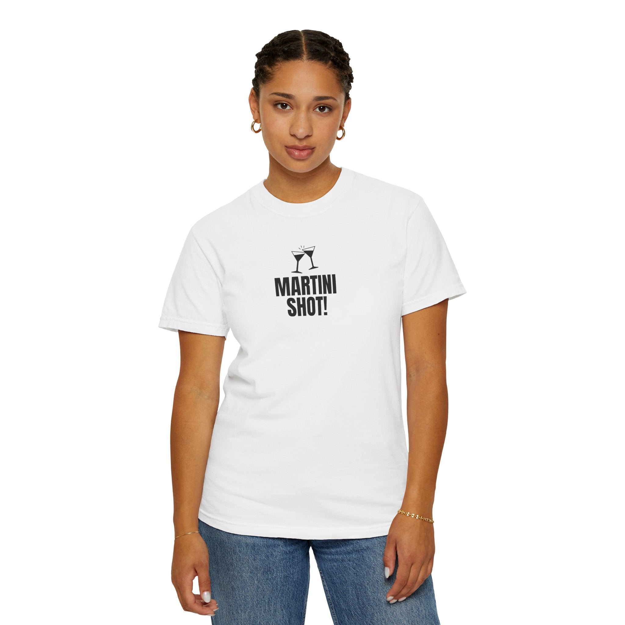 Martini Shot T-Shirt — Graphic Cocktail Tee