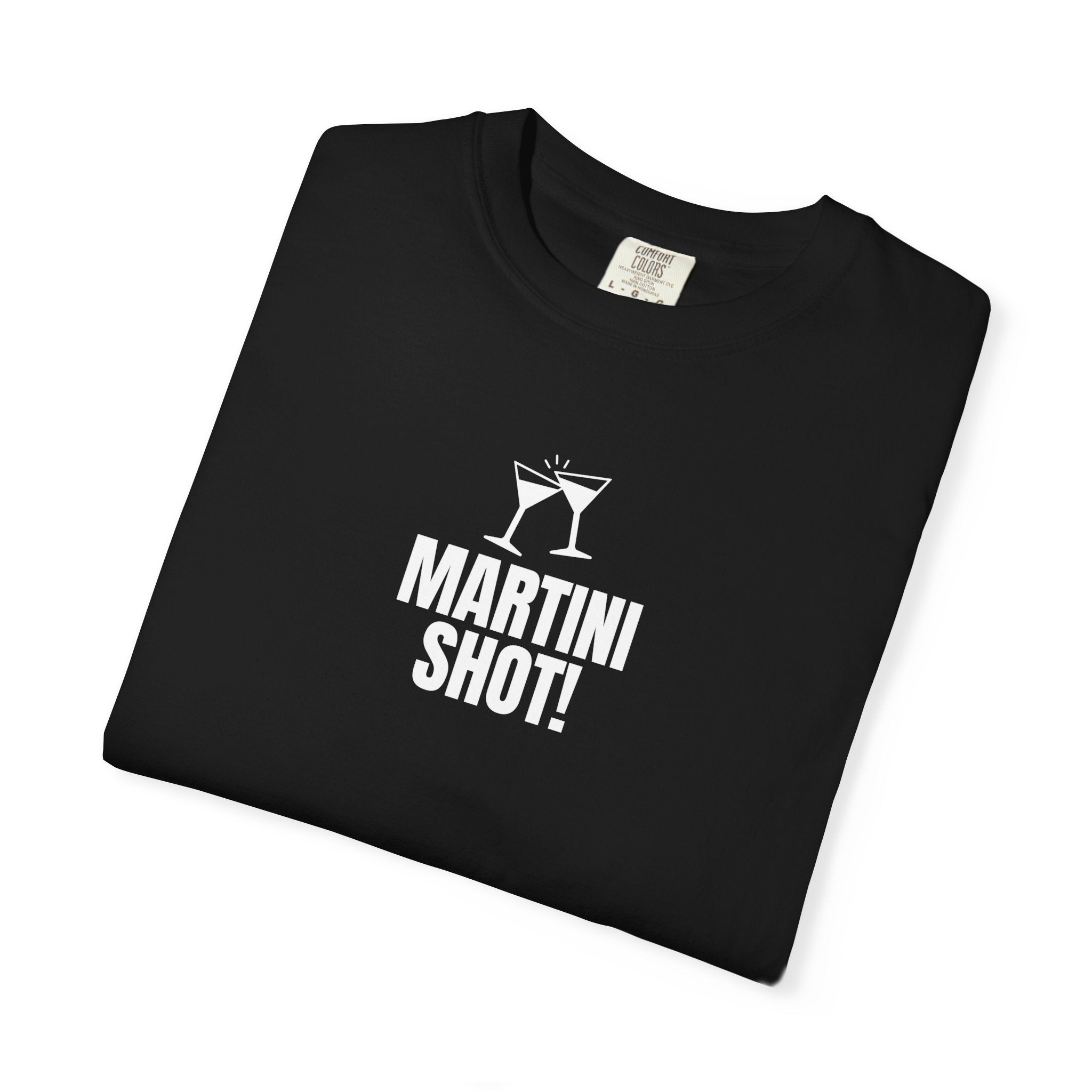 Martini Shot T-Shirt — Graphic Cocktail Tee