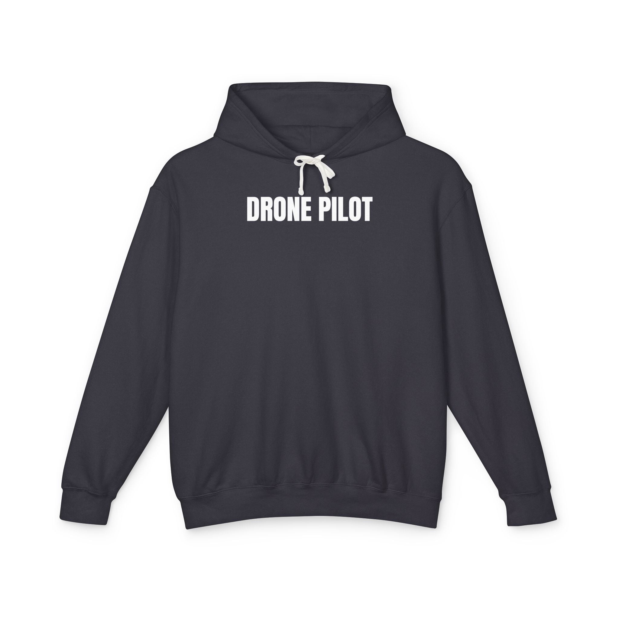 Drone Pilot Hoodie — Minimal Drone Graphic Hooded Sweatshirt