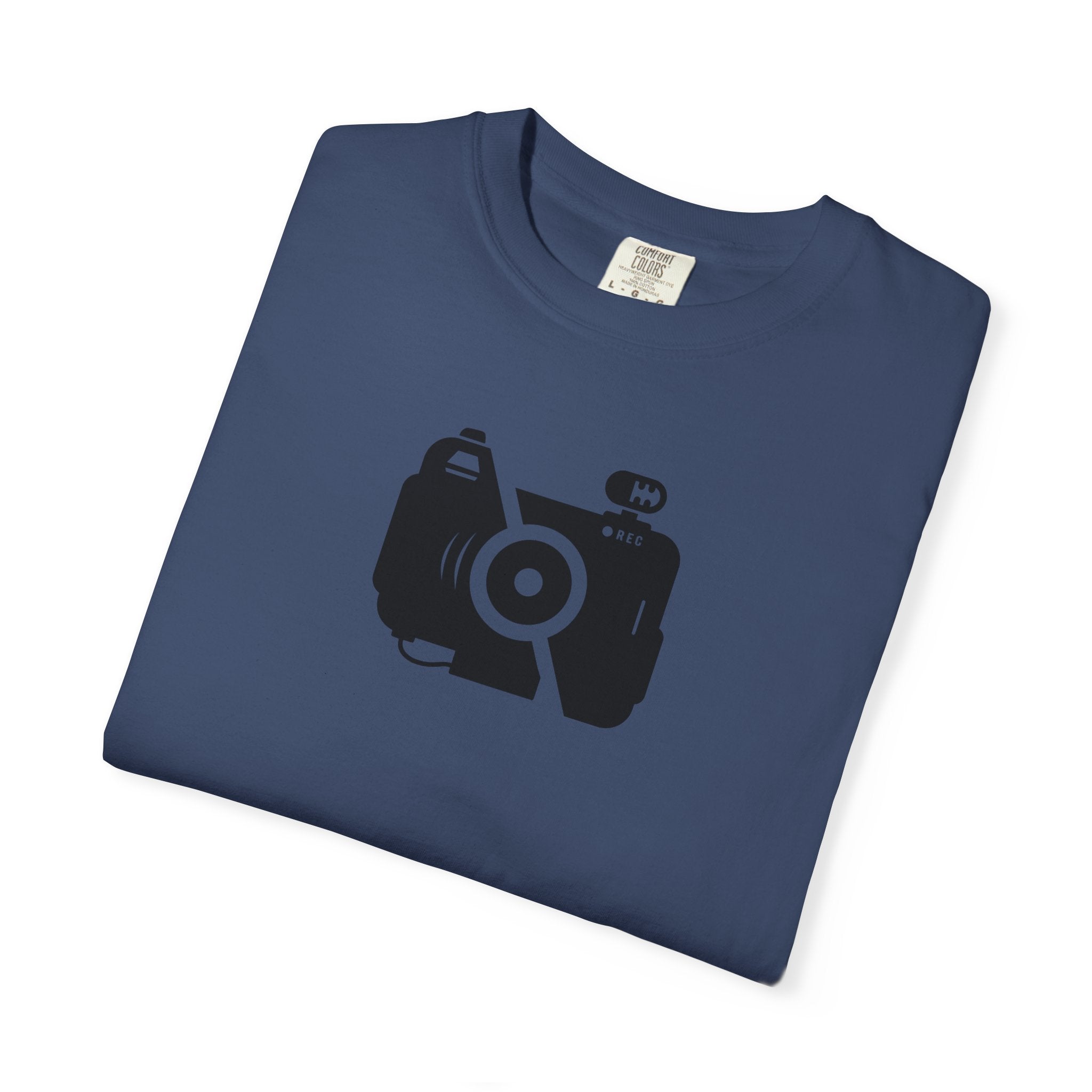 Camera Icon T-Shirt — Minimal Photographer Tee