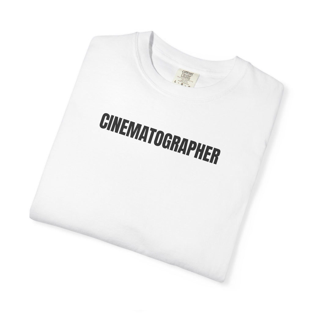 Cinematographer T‑Shirt — Minimal Film Crew Tee for Movie Makers