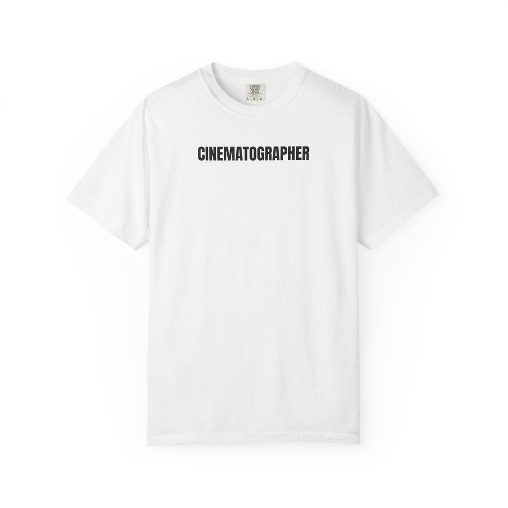 Cinematographer T‑Shirt — Minimal Film Crew Tee for Movie Makers