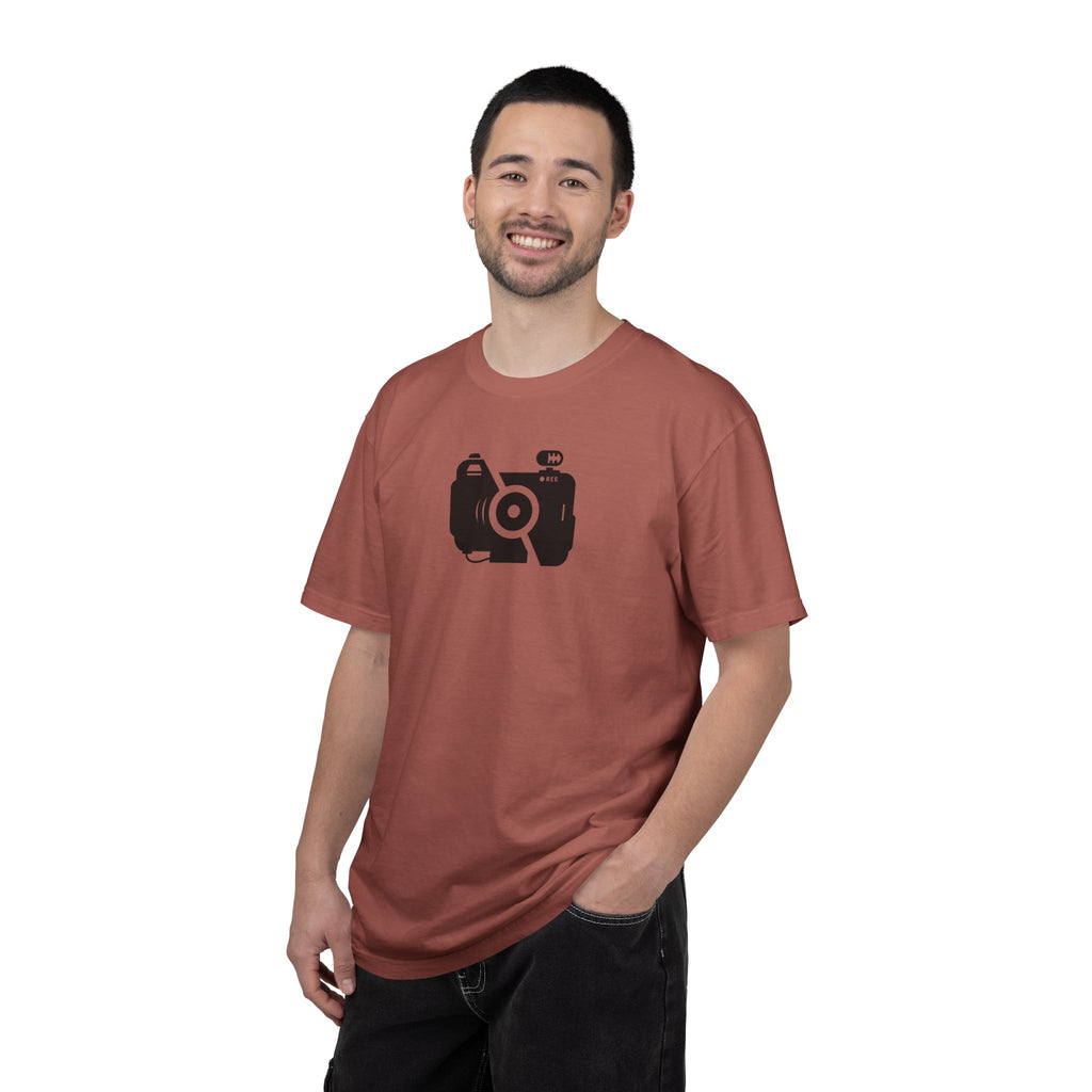 Camera Icon T-Shirt — Minimal Photographer Tee
