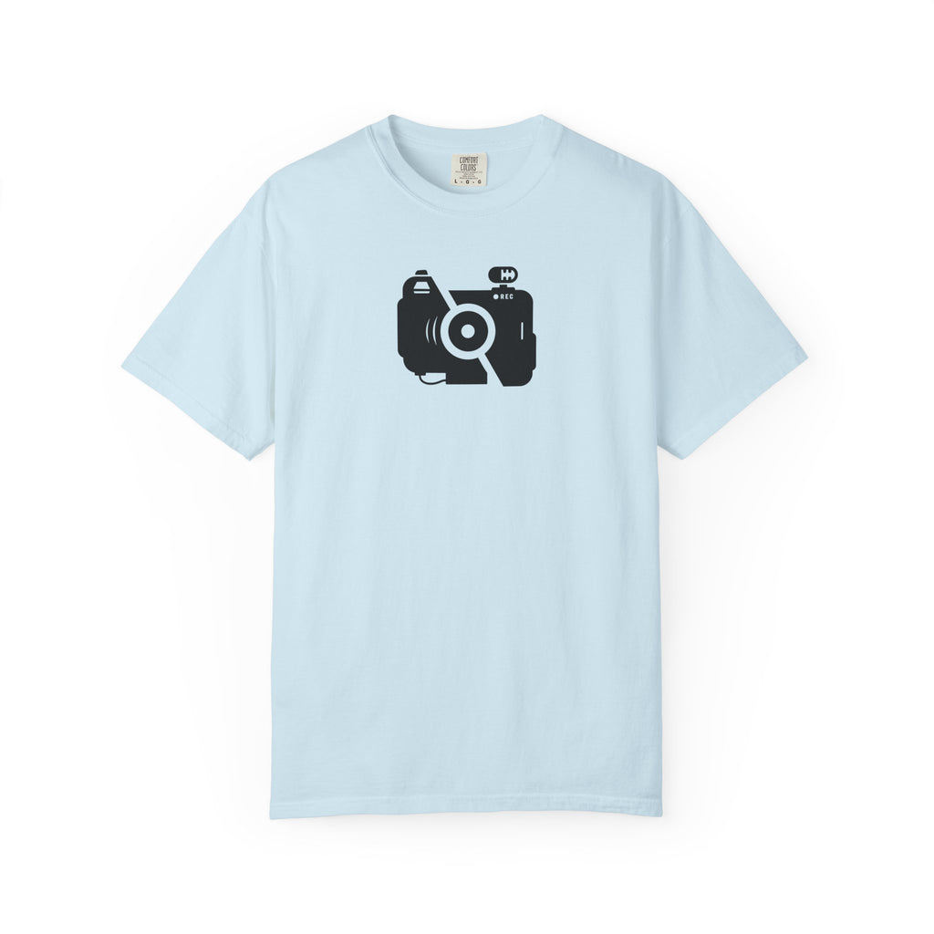 Camera Icon T-Shirt — Minimal Photographer Tee