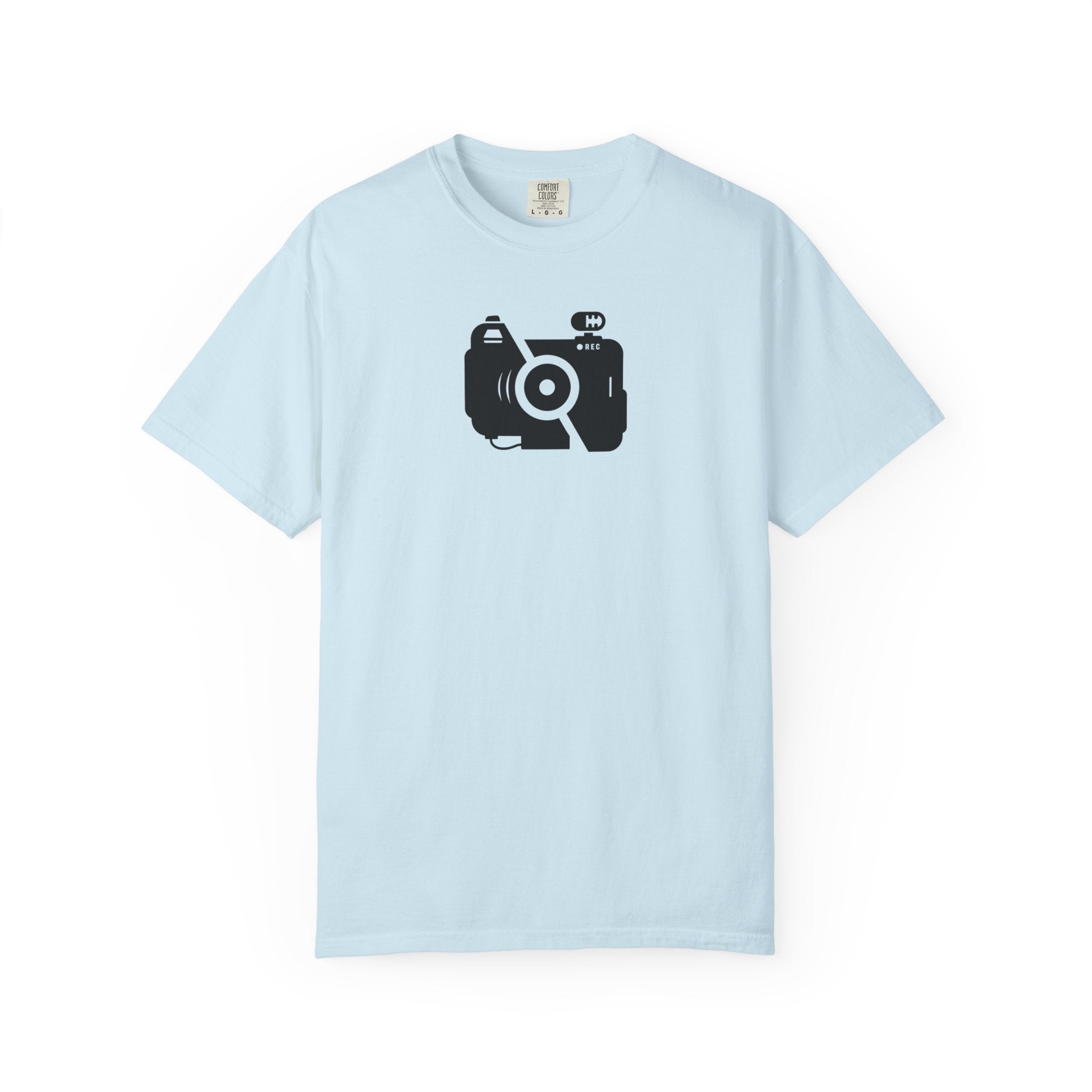 Camera Icon T-Shirt — Minimal Photographer Tee