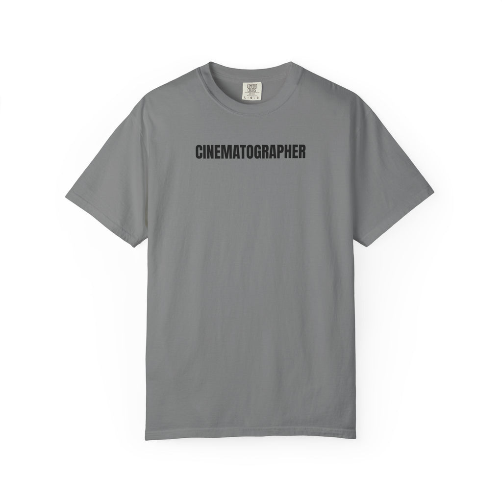 Cinematographer T‑Shirt — Minimal Film Crew Tee for Movie Makers