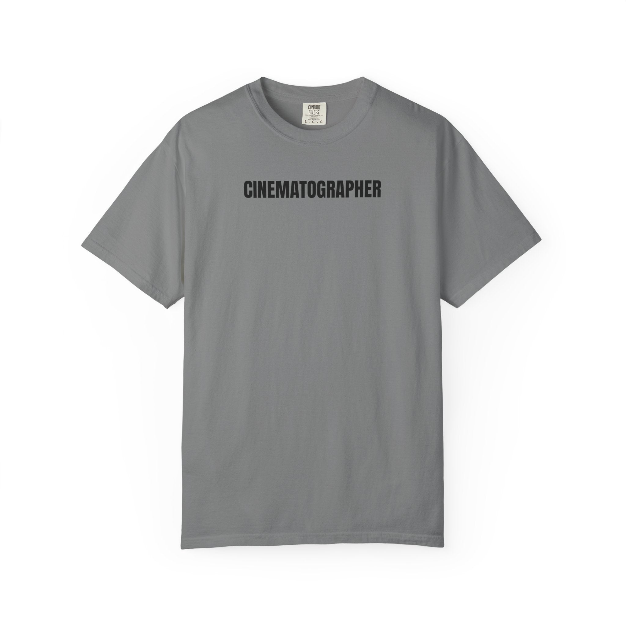 Cinematographer T‑Shirt — Minimal Film Crew Tee for Movie Makers