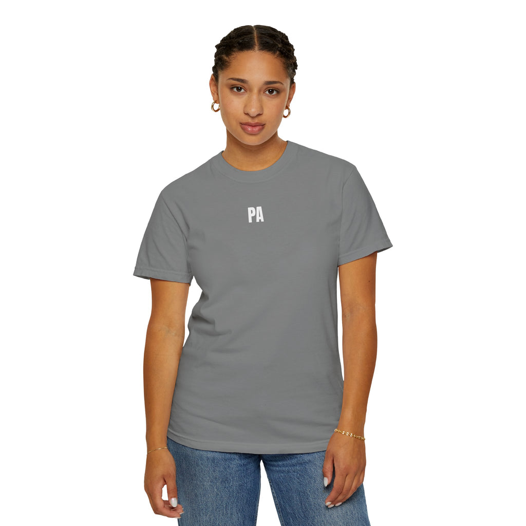Production Assistant T-Shirt — 'PRODUCTION ASSISTANT' Front Print with Small 'PA' Back