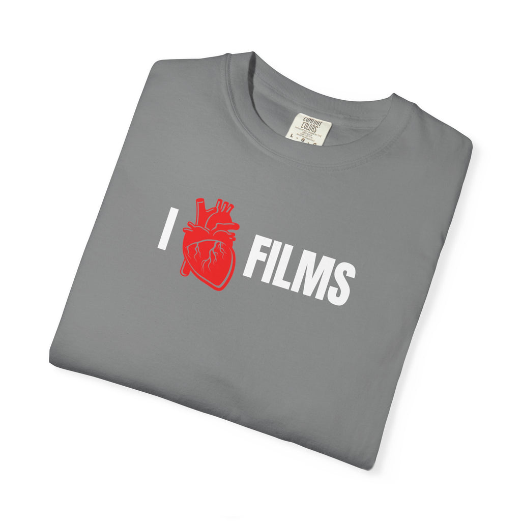 I  Heart Films T-Shirt — Heart Icon Movie Lover Tee