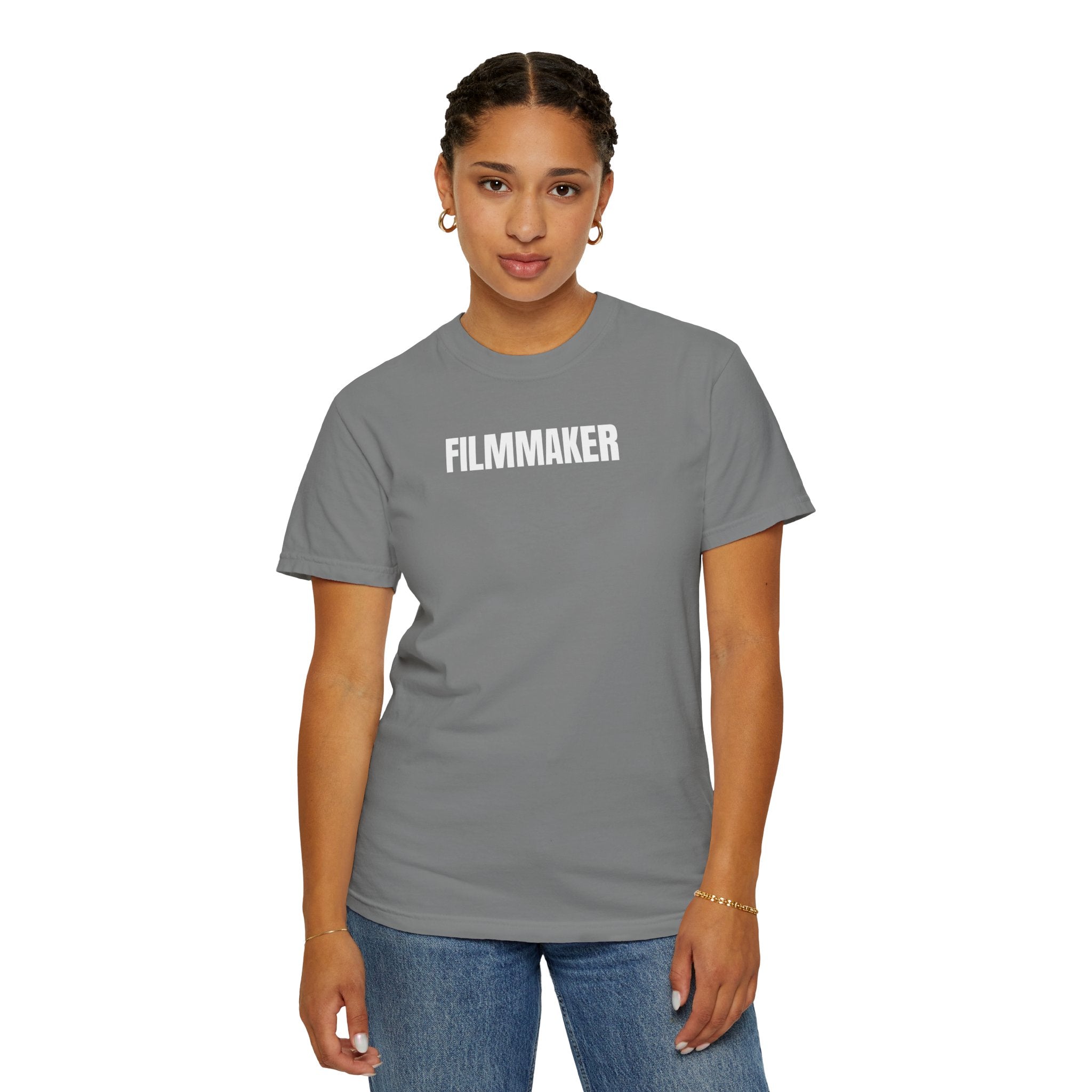 Filmmaker T-Shirt — Minimal Crew Tee for Directors & Video Creators