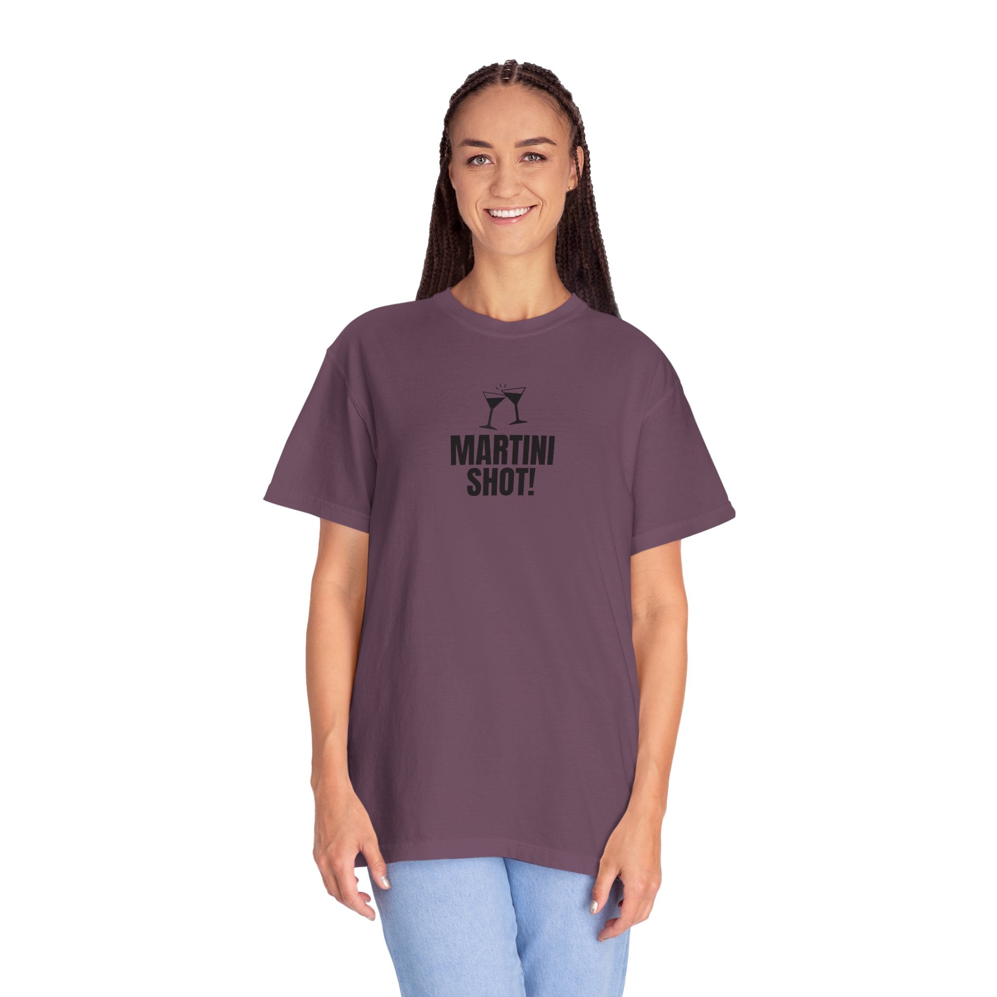 Martini Shot T-Shirt — Graphic Cocktail Tee